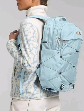 The North Face Borealis Luxe Backpack Icecap Blue Burnt Coral NF0A81E7NDO-OS